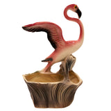 Mid-century Ceramic 515 Flying Pink  Flamingo Flower Tabletop Planter by Maddux