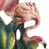 1956 Ceramic Flamingo Tropical Pond Indoor Planter by Lane & Company California