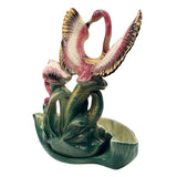 1956 Ceramic Flamingo Tropical Pond Indoor Planter by Lane & Company California