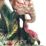 1956 Ceramic Flamingo Tropical Pond Indoor Planter by Lane & Company California