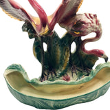 1956 Ceramic Flamingo Tropical Pond Indoor Planter by Lane & Company California