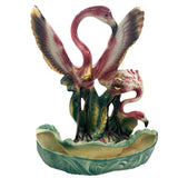1956 Ceramic Flamingo Tropical Pond Indoor Planter by Lane & Company California
