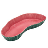 Mid-century Ceramic Flamingo Figurine Set in Tropical Pond Tray by Maddux