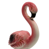 1986 Ceramic Flamingo Tropical 495 Flower Table Vase by Sarsaprilla Studio