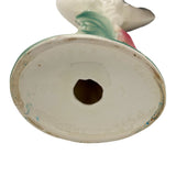 MCM Ceramic Flamingo Open Wing Figurine Set in Tropical Pond Tray by Maddux