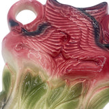 Rare Mid-century Ceramic California Pottery Tropical  Flamingo Flower Wall Vase
