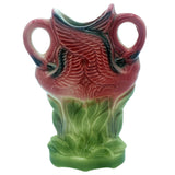 Rare Mid-century Ceramic California Pottery Tropical  Flamingo Flower Wall Vase