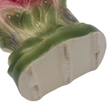 Rare Mid-century Ceramic California Pottery Tropical  Flamingo Flower Wall Vase
