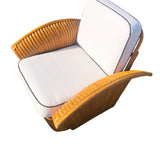 Paul T. Frankl Fan Chair and Ottoman