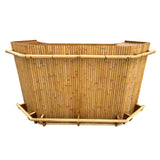 Paul T. Frankl Stacked Rattan Bar