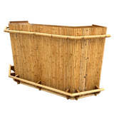 Paul T. Frankl Stacked Rattan Bar