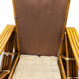 Paul T. Frankl 4-Strand Square Pretzel Square-Back Lounge Chair