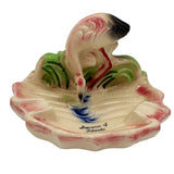 Rare 1948 "Soweru of Florida" Drinking Pink Flamingo Ceramic Ashtray