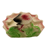 Rare 1948 "Soweru of Florida" Drinking Pink Flamingo Ceramic Ashtray