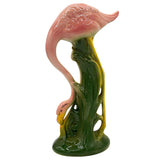 13" Tall MCM California Pottery Ceramic long-legged Flamingo Figurine