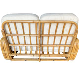 Paul T. Frankl 4-Strand Square Pretzel Round-Back Settee