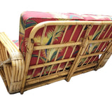 Paul T. Frankl 4-Strand Square Pretzel Round-Back Settee