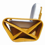 Paul Frank Style 10 Strand Square Pretzel Rattan Lounge Chair